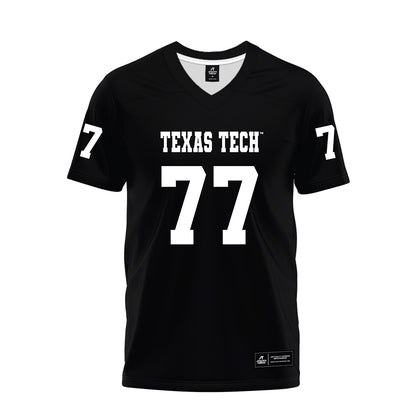 Texas Tech - NCAA Football : Elias Gillen - Black Premium Football Jersey-0