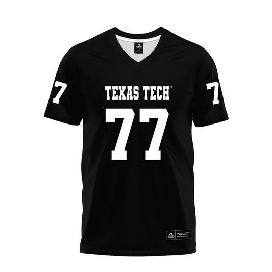 Texas Tech - NCAA Football : Elias Gillen - Black Premium Football Jersey-0