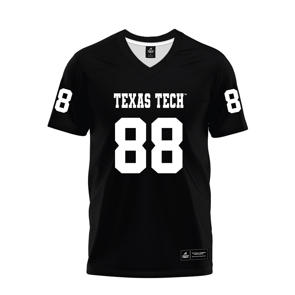 Texas Tech - NCAA Football : Quintaelyn Joyner - Black Premium Football Jersey-0