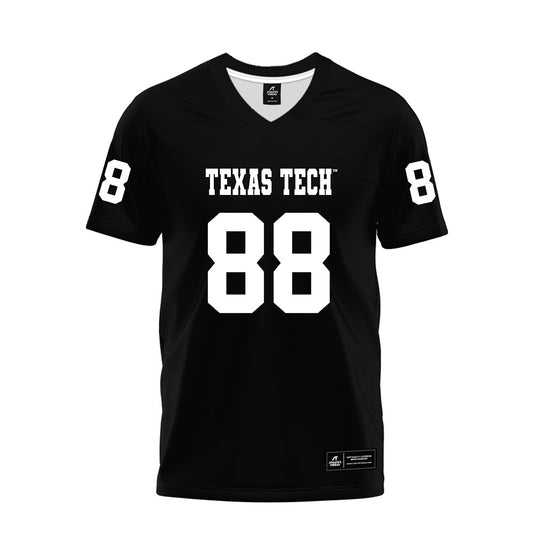 Texas Tech - NCAA Football : Quintaelyn Joyner - Black Premium Football Jersey-0