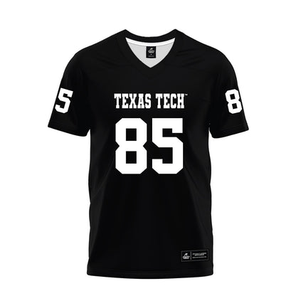 Texas Tech - NCAA Football : Bryson Jones - Black Premium Football Jersey-0