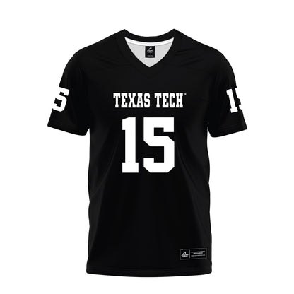 Texas Tech - NCAA Football : Will Hammond - Black Premium Football Jersey-0