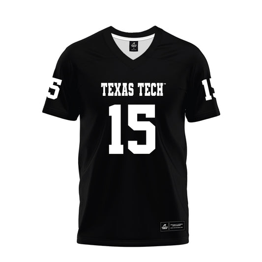 Texas Tech - NCAA Football : Will Hammond - Black Premium Football Jersey-0