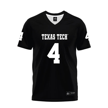 Texas Tech - NCAA Football : Kenny Johnson - Black Premium Football Jersey-0