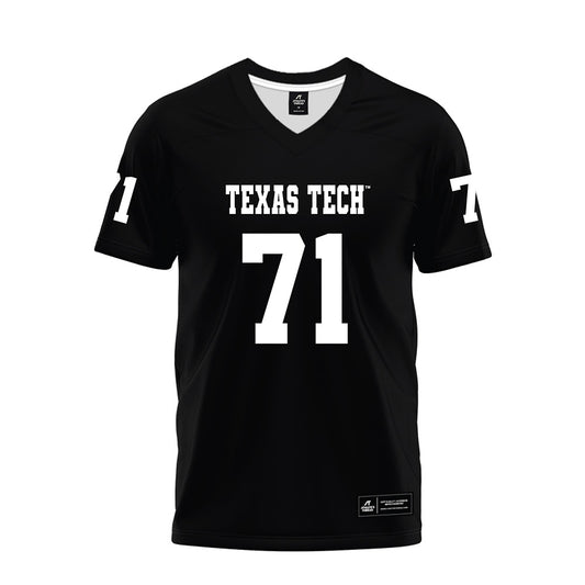 Texas Tech - NCAA Football : Bryce Gilmore - Black Premium Football Jersey-0
