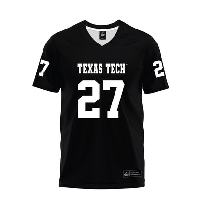Texas Tech - NCAA Football : Amier Boyd - Black Premium Football Jersey-0