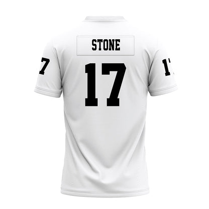 Texas Tech - NCAA Football : Leyton Stone - White Premium Football Jersey-1