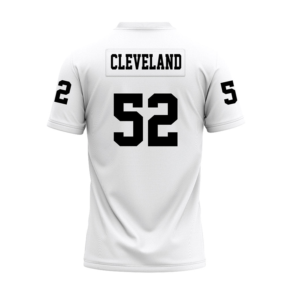 Texas Tech - NCAA Football : Cash Cleveland - White Premium Football Jersey-1
