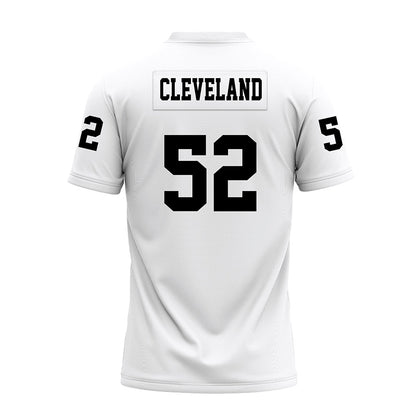 Texas Tech - NCAA Football : Cash Cleveland - White Premium Football Jersey-1