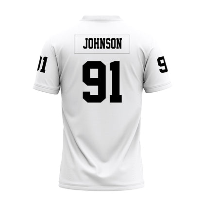 Texas Tech - NCAA Football : Krush Johnson - White Premium Football Jersey-1