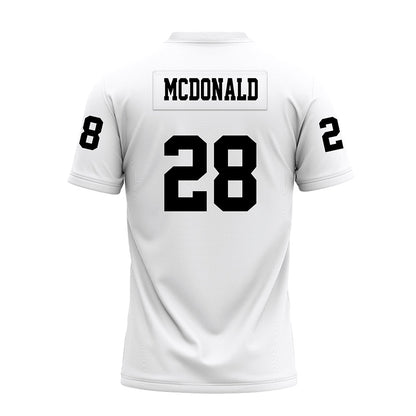 Texas Tech - NCAA Football : Bray Mcdonald - White Premium Football Jersey-1
