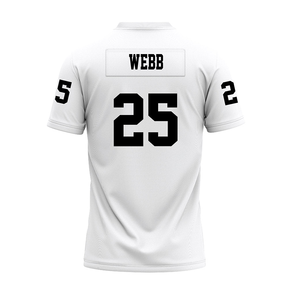 Texas Tech - NCAA Football : Donovan Webb - White Premium Football Jersey-1