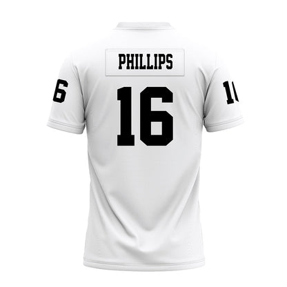 Texas Tech - NCAA Football : Holden Phillips - White Premium Football Jersey-1