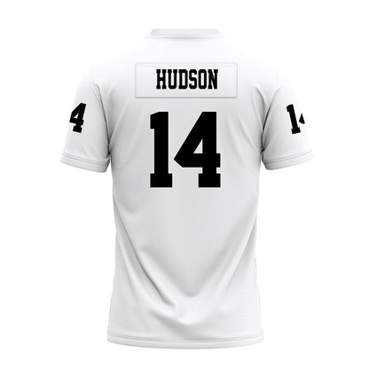 Texas Tech - NCAA Football : Micah Hudson - White Premium Football Jersey-1