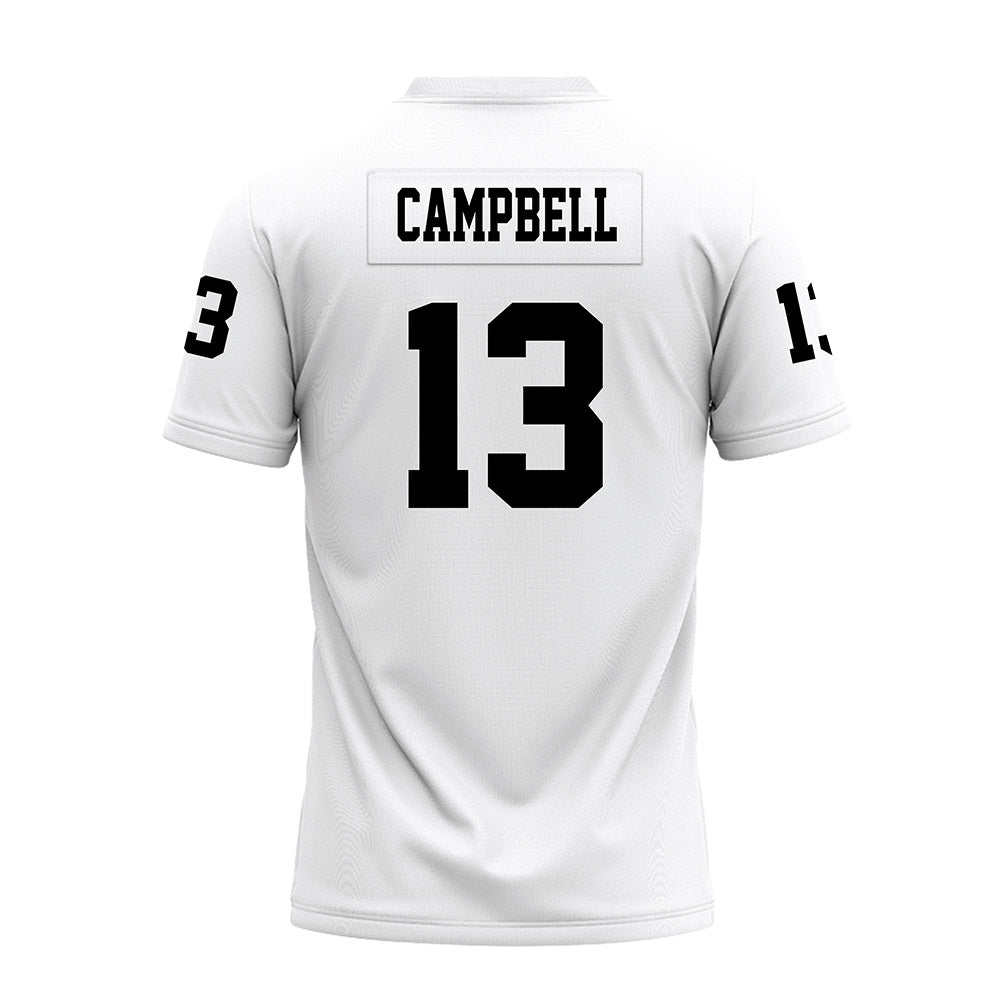 Texas Tech - NCAA Football : Chase Campbell - White Premium Football Jersey-1