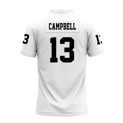 Texas Tech - NCAA Football : Chase Campbell - White Premium Football Jersey-1