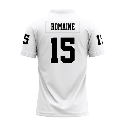 Texas Tech - NCAA Football : Austin Romaine - White Premium Football Jersey-1
