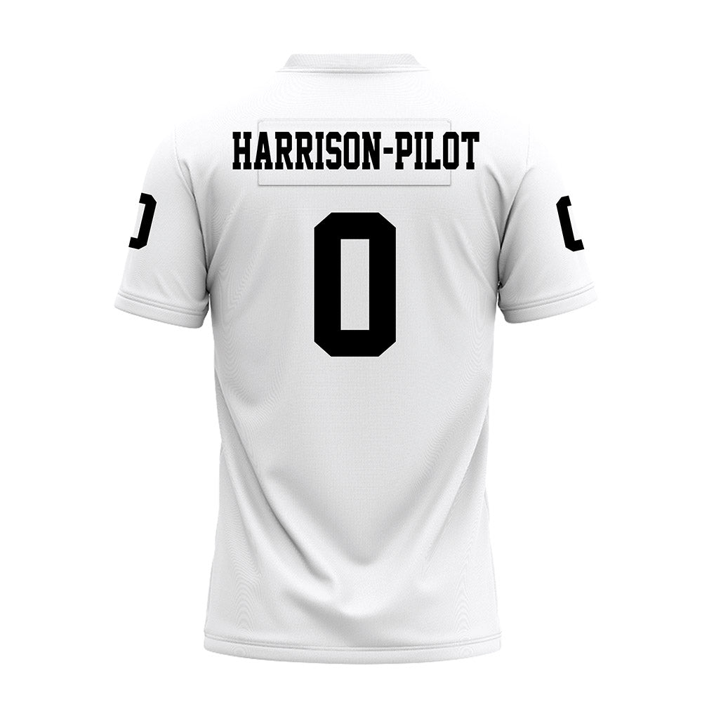 Texas Tech - NCAA Football : Mikal Harrison-Pilot - White Premium Football Jersey-1