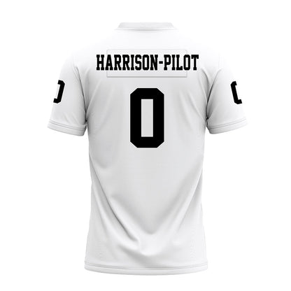 Texas Tech - NCAA Football : Mikal Harrison-Pilot - White Premium Football Jersey-1