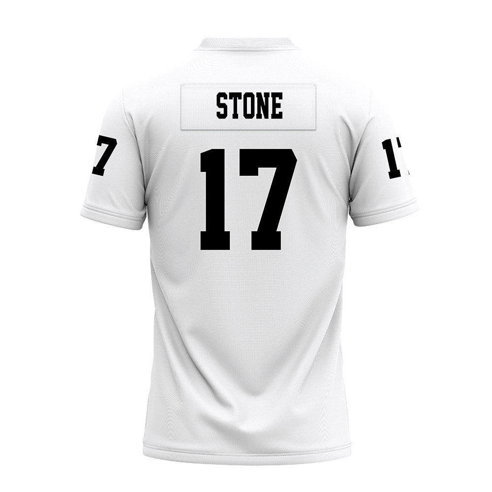 Texas Tech - NCAA Football : Leyton Stone - White Premium Football Jersey-1