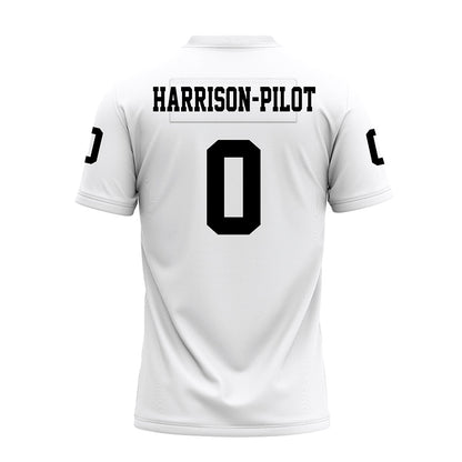 Texas Tech - NCAA Football : Mikal Harrison-Pilot - White Premium Football Jersey-1