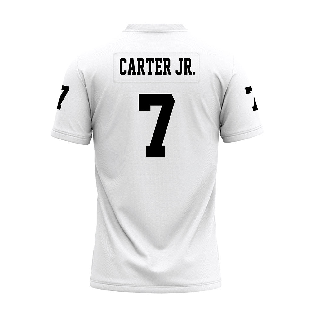 Texas Tech - NCAA Football : Terrance Carter Jr. - White Premium Football Jersey-1