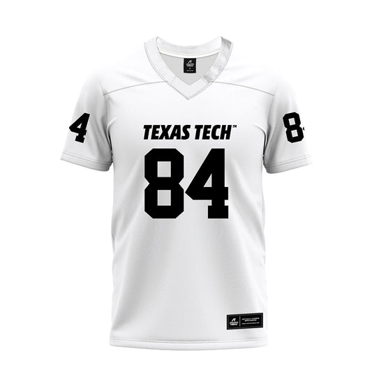 Texas Tech - NCAA Football : Michael Dever - White Premium Football Jersey-0