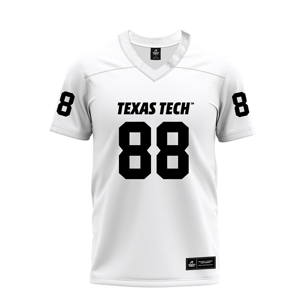 Texas Tech - NCAA Football : Quintaelyn Joyner - White Premium Football Jersey-0