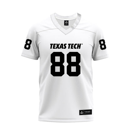 Texas Tech - NCAA Football : Quintaelyn Joyner - White Premium Football Jersey-0