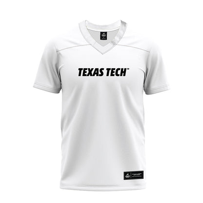 Texas Tech - NCAA Football : Mateen Ibirogba - White Premium Football Jersey-0
