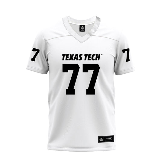 Texas Tech - NCAA Football : Elias Gillen - White Premium Football Jersey-0