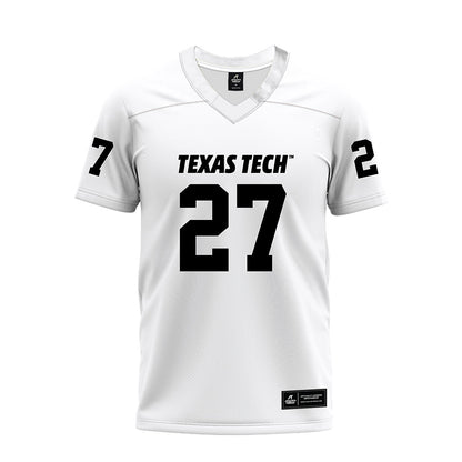 Texas Tech - NCAA Football : Amier Boyd - White Premium Football Jersey-0