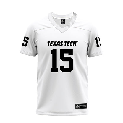 Texas Tech - NCAA Football : William Hammond - White Premium Football Jersey-0