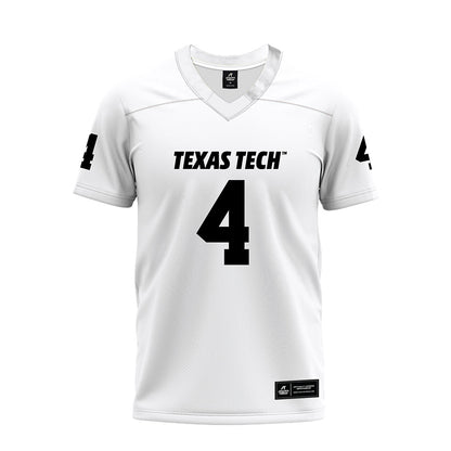 Texas Tech - NCAA Football : Kenny Johnson - White Premium Football Jersey-0