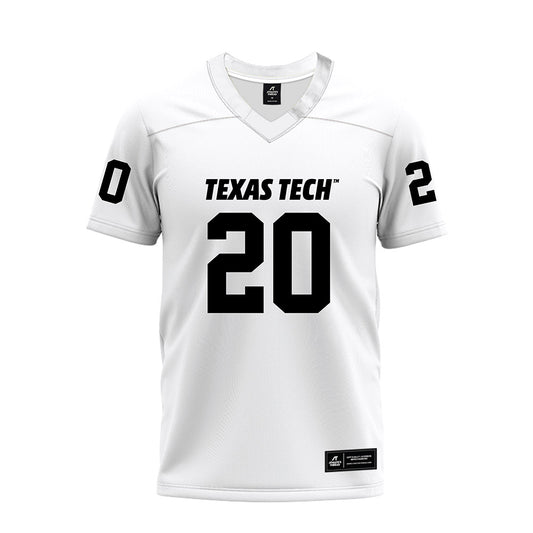 Texas Tech - NCAA Football : Adam Trick - White Premium Football Jersey-0