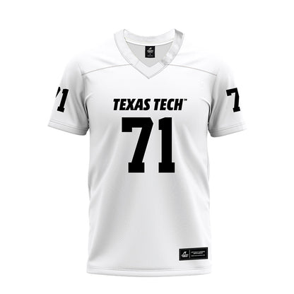Texas Tech - NCAA Football : Bryce Gilmore - White Premium Football Jersey-0