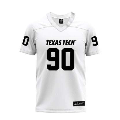Texas Tech - NCAA Football : Ayden Johnson - White Premium Football Jersey-0