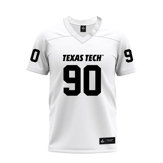 Texas Tech - NCAA Football : Ayden Johnson - White Premium Football Jersey-0