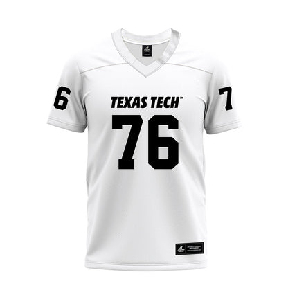 Texas Tech - NCAA Football : Jacob Crow - White Premium Football Jersey-0