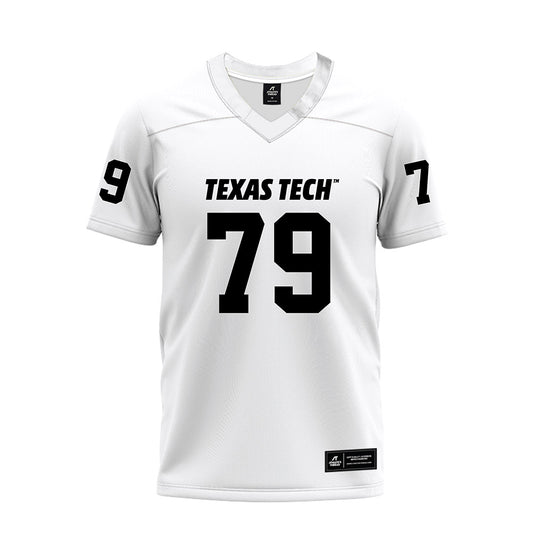 Texas Tech - NCAA Football : Howard Sampson - White Premium Football Jersey-0
