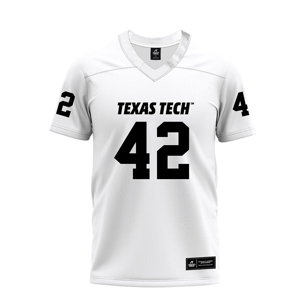 Texas Tech - NCAA Football : Marcus Ramon-Edwards - White Premium Football Jersey-0