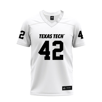 Texas Tech - NCAA Football : Marcus Ramon-Edwards - White Premium Football Jersey-0