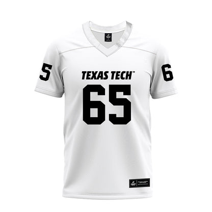 Texas Tech - NCAA Football : Danthis Upshaw - White Premium Football Jersey-0