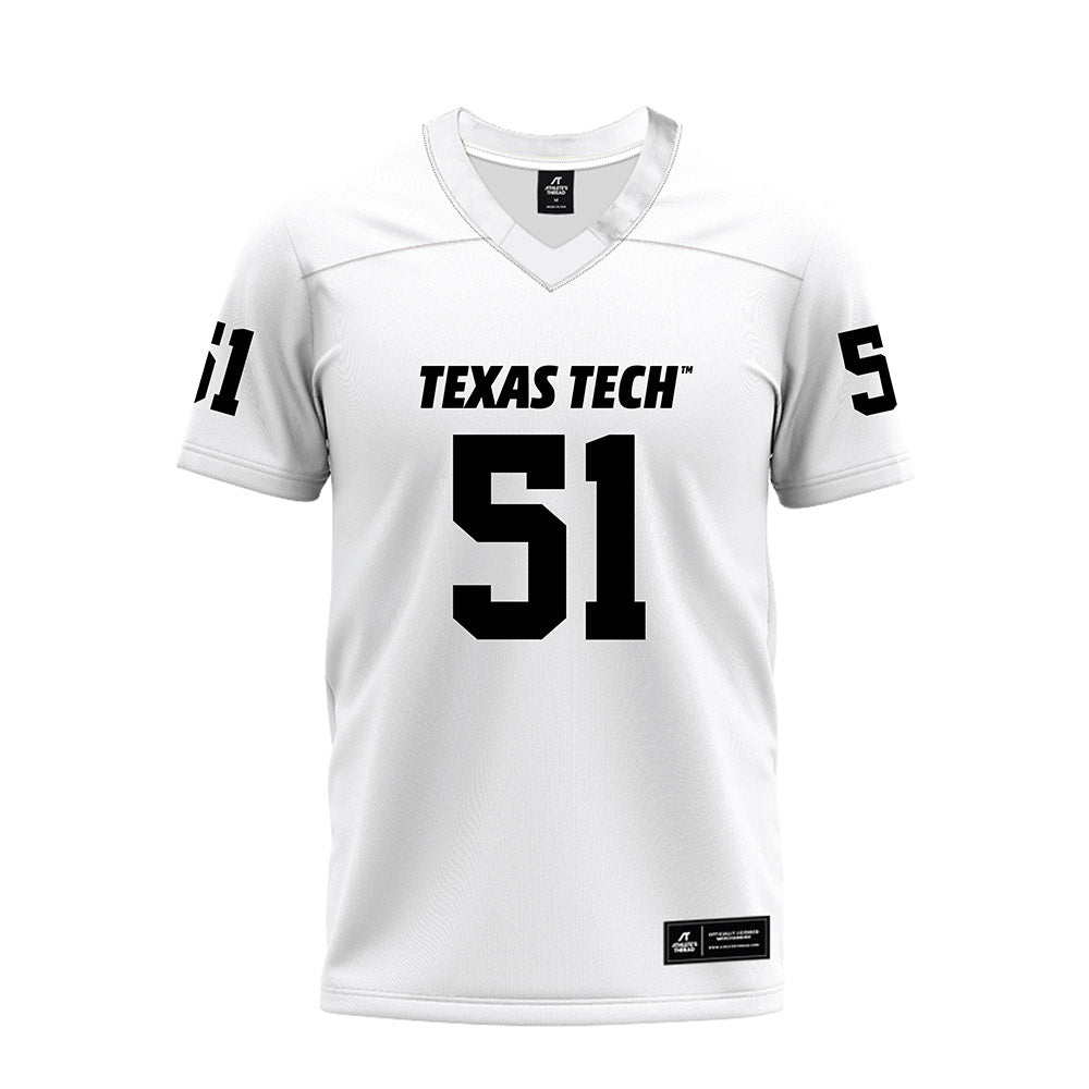 Texas Tech - NCAA Football : Felix Ojo - White Premium Football Jersey-0