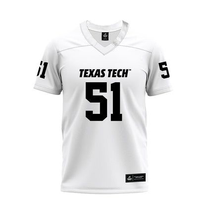 Texas Tech - NCAA Football : Felix Ojo - White Premium Football Jersey-0