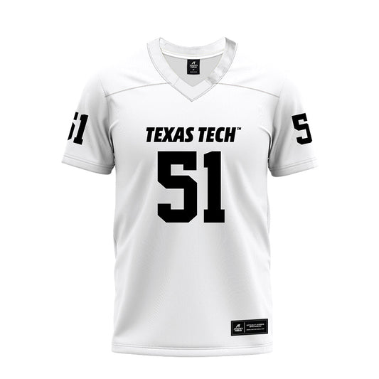Texas Tech - NCAA Football : Felix Ojo - White Premium Football Jersey-0