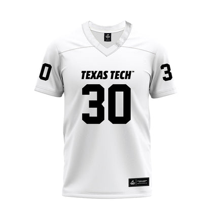 Texas Tech - NCAA Football : Jamarn Grant Jr - White Premium Football Jersey-0