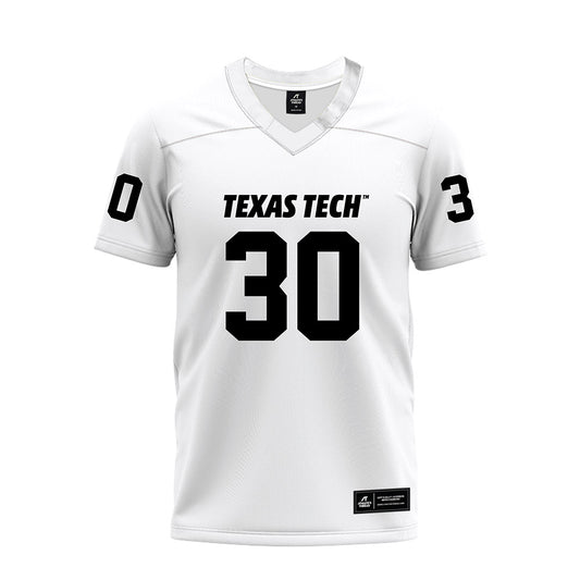 Texas Tech - NCAA Football : Jamarn Grant Jr - White Premium Football Jersey-0