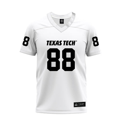 Texas Tech - NCAA Football : Quintaelyn Joyner - White Premium Football Jersey-0