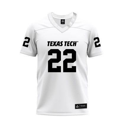 Texas Tech - NCAA Football : Marcus Ramon-Edwards - White Premium Football Jersey-0